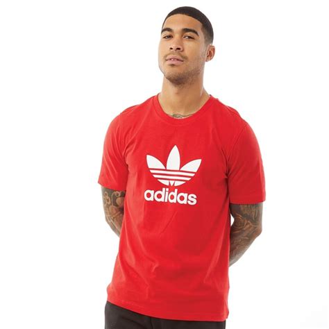 adidas shirt rood heren|T.